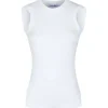 The Attico - White Reese Tank Top - Exclusive Luxury Collection - Avvenice^ Tops