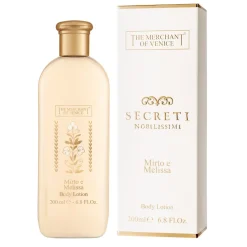 The Merchant of Venice - Myrtle and Lemon Balm Body Lotion - Secreti Nobilissimi - Luxury Venetian Cosmetics - Avvenice^ Natural Cosmetics