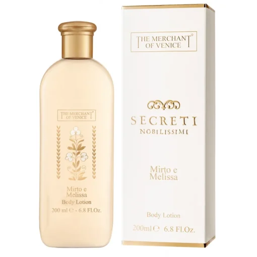 The Merchant of Venice - Myrtle and Lemon Balm Body Lotion - Secreti Nobilissimi - Luxury Venetian Cosmetics - Avvenice^ Natural Cosmetics