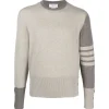 Thom Browne - Beige Fun Mix Pullover - Exclusive Luxury Collection - Avvenice