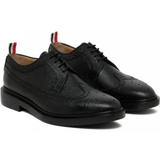 Thom Browne - Black Longwing Brogue - Exclusive Luxury Collection - Avvenice^ Shoes