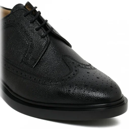 Thom Browne - Black Longwing Brogue - Exclusive Luxury Collection - Avvenice^ Shoes