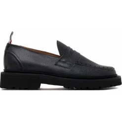 Thom Browne - Black Penny Loafer - Exclusive Luxury Collection - Avvenice^ Shoes