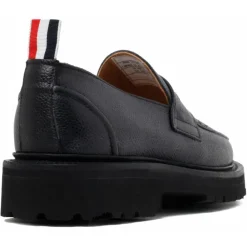 Thom Browne - Black Penny Loafer - Exclusive Luxury Collection - Avvenice^ Shoes