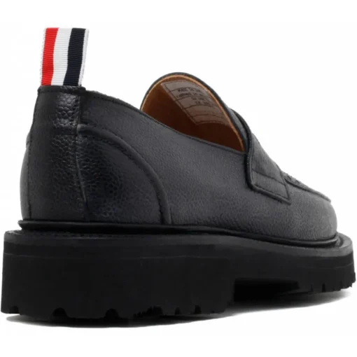 Thom Browne - Black Penny Loafer - Exclusive Luxury Collection - Avvenice^ Shoes