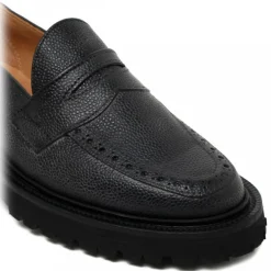 Thom Browne - Black Penny Loafer - Exclusive Luxury Collection - Avvenice^ Shoes