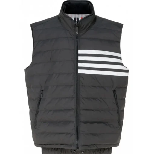 Thom Browne - Charcoal Padded Gilet - Exclusive Luxury Collection - Avvenice^ Jackets