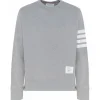 Thom Browne - Grey 4-Bar Sweatshirt - Exclusive Luxury Collection - Avvenice