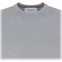 Thom Browne - Grey 4-Bar Sweatshirt - Exclusive Luxury Collection - Avvenice