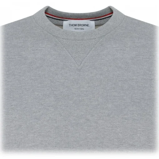 Thom Browne - Grey 4-Bar Sweatshirt - Exclusive Luxury Collection - Avvenice