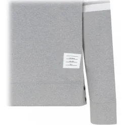 Thom Browne - Grey 4-Bar Sweatshirt - Exclusive Luxury Collection - Avvenice