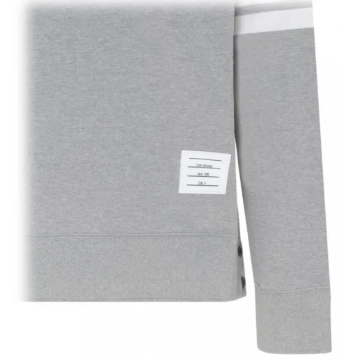 Thom Browne - Grey 4-Bar Sweatshirt - Exclusive Luxury Collection - Avvenice