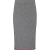 Thom Browne - Light Grey Cashmere Pencil Skirt - Exclusive Luxury Collection - Avvenice^ Skirts