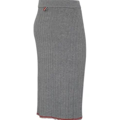Thom Browne - Light Grey Cashmere Pencil Skirt - Exclusive Luxury Collection - Avvenice^ Skirts