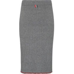 Thom Browne - Light Grey Cashmere Pencil Skirt - Exclusive Luxury Collection - Avvenice^ Skirts