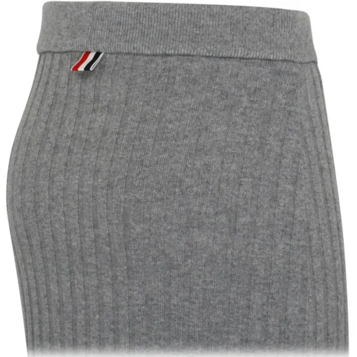 Thom Browne - Light Grey Cashmere Pencil Skirt - Exclusive Luxury Collection - Avvenice^ Skirts