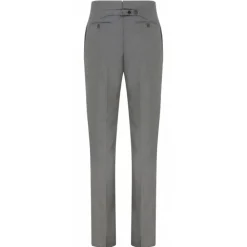 Thom Browne - Medium Grey Tailored Trousers - Exclusive Luxury Collection - Avvenice^ Trousers