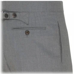 Thom Browne - Medium Grey Tailored Trousers - Exclusive Luxury Collection - Avvenice^ Trousers