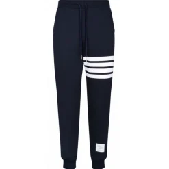 Thom Browne - Navy 4-Bar Sweatpants - Exclusive Luxury Collection - Avvenice
