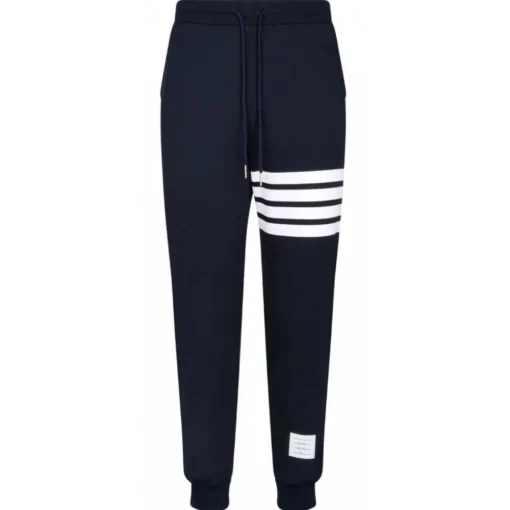 Thom Browne - Navy 4-Bar Sweatpants - Exclusive Luxury Collection - Avvenice