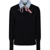 Thom Browne - Navy Blue Pullover Combo Shirt - Exclusive Luxury Collection - Avvenice^ T-shirt