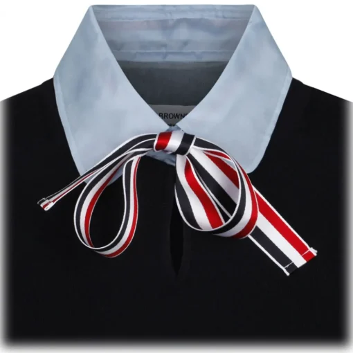 Thom Browne - Navy Blue Pullover Combo Shirt - Exclusive Luxury Collection - Avvenice^ T-shirt