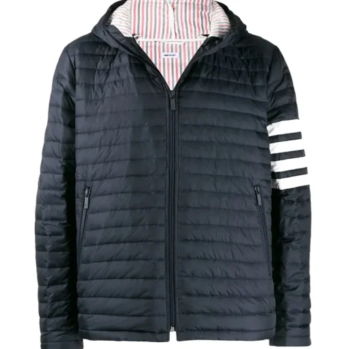 Thom Browne - Navy Blue Quilted Jacket - Exclusive Luxury Collection - Avvenice^ Jackets