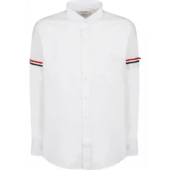 Thom Browne - White Arman Detail Shirt - Exclusive Luxury Collection - Avvenice^ Shirts