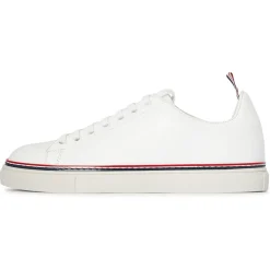 Thom Browne - White Tennis Sneakers - Exclusive Luxury Collection - Avvenice