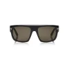 Tom Ford Eyewear Tom Ford - Alessio Sunglasses - Squared Acetate Sunglasses - Black - FT0699 - Sunglasses - - Avvenice^ Sunglasses & Eyewear