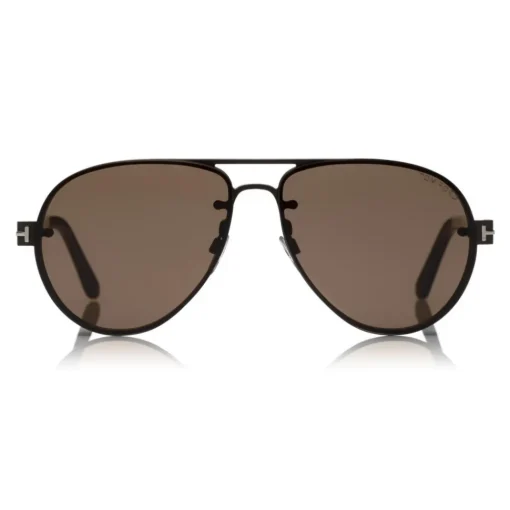 Tom Ford Eyewear Tom Ford - Alexei Sunglasses - Pilot Aluminum Sunglasses - Brown - FT0622 - Sunglasses - - Avvenice^ Sunglasses & Eyewear