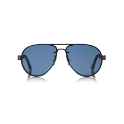 Tom Ford Eyewear Tom Ford - Alexei Sunglasses - Pilot Aluminum Sunglasses - Ruthenium Black - FT0622 - Sunglasses - - Avvenice