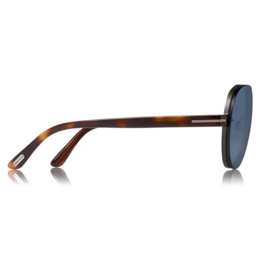 Tom Ford Eyewear Tom Ford - Alexei Sunglasses - Pilot Aluminum Sunglasses - Ruthenium Black - FT0622 - Sunglasses - - Avvenice