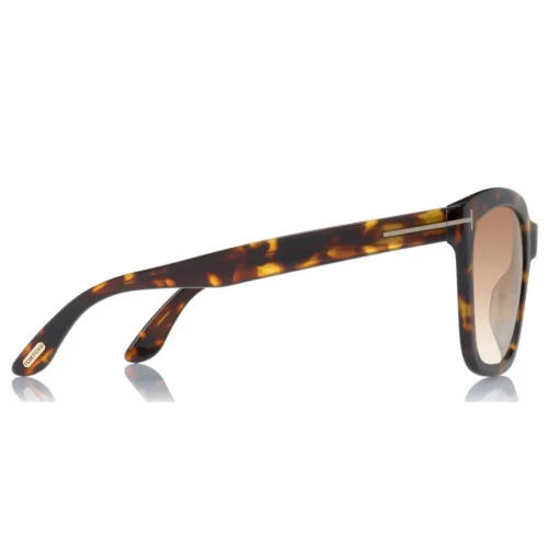 Tom Ford Eyewear Tom Ford - Amarra Sunglasses - Squared Acetate Sunglasses - Dark Havana - FT0502 - Sunglasses - - Avvenice^ Sunglasses & Eyewear