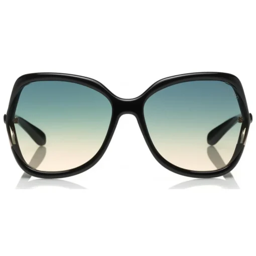 Tom Ford Eyewear Tom Ford - Anouk Sunglasses - Square Acetate Sunglasses - Black Blue - FT0578 - Sunglasses - - Avvenice^ Sunglasses & Eyewear