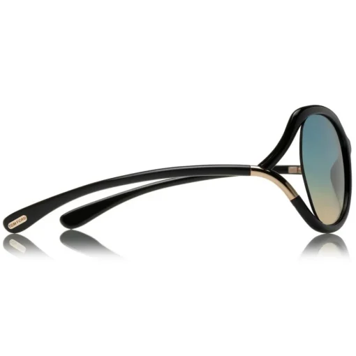 Tom Ford Eyewear Tom Ford - Anouk Sunglasses - Square Acetate Sunglasses - Black Blue - FT0578 - Sunglasses - - Avvenice^ Sunglasses & Eyewear