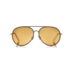 Tom Ford Eyewear Tom Ford - Antibes Sunglasses - Pilot Metal Sunglasses - Rose Gold Brown - FT0728 - Sunglasses - - Avvenice