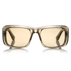 Tom Ford Eyewear Tom Ford - Aristotele Sunglasses - Square Acetate Sunglasses - FT0731 - Grey - - Avvenice
