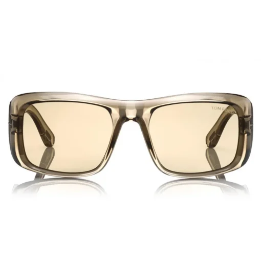 Tom Ford Eyewear Tom Ford - Aristotele Sunglasses - Square Acetate Sunglasses - FT0731 - Grey - - Avvenice