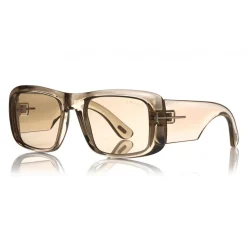 Tom Ford Eyewear Tom Ford - Aristotele Sunglasses - Square Acetate Sunglasses - FT0731 - Grey - - Avvenice