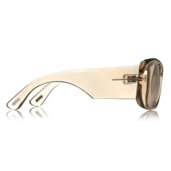 Tom Ford Eyewear Tom Ford - Aristotele Sunglasses - Square Acetate Sunglasses - FT0731 - Grey - - Avvenice