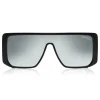 Tom Ford Eyewear Tom Ford - Atticus Sunglasses - Oversize Rectangular Acetate Sunglasses - FT0710 - Black Mirror - - Avvenice