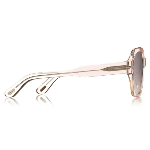 Tom Ford Eyewear Tom Ford - Autumn Sunglasses - Square Acetate Sunglasses - Pink - FT0660 - Sunglasses - - Avvenice^ Sunglasses & Eyewear