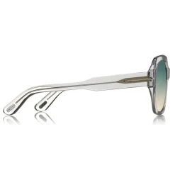 Tom Ford Eyewear Tom Ford - Autumn Sunglasses - Square Acetate Sunglasses - Grey - FT0660 - Sunglasses - - Avvenice