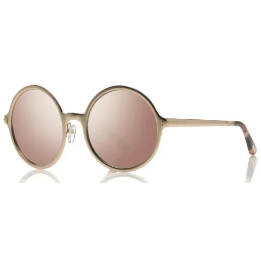 Tom Ford Eyewear Tom Ford - Ava Sunglasses - Round Metal Sunglasses - Rose Gold Gradient - FT0572 - Sunglasses - - Avvenice