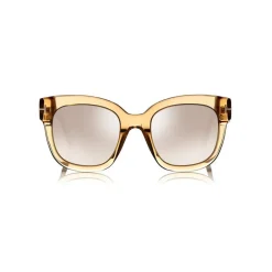 Tom Ford Eyewear Tom Ford - Beatrix Sunglasses - Square Acetate Sunglasses - Champagne - FT0613 - Sunglasses - - Avvenice