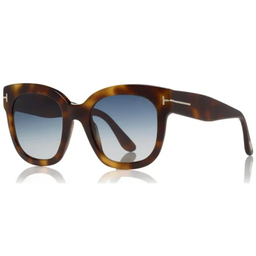 Tom Ford Eyewear Tom Ford - Beatrix Sunglasses - Square Acetate Sunglasses - Honey - FT0613 - Sunglasses - - Avvenice^ Sunglasses & Eyewear
