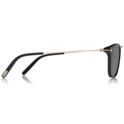 Tom Ford Eyewear Tom Ford - Beau Sunglasses - Squared Acetate Sunglasses - Black - FT0672 - Sunglasses - - Avvenice^ Sunglasses & Eyewear