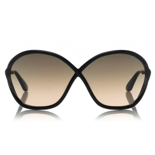 Tom Ford Eyewear Tom Ford - Bella Sunglasses - Oversized Round Acetate Sunglasses - FT0529 - Black - - Avvenice^ Sunglasses & Eyewear