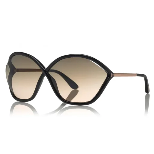 Tom Ford Eyewear Tom Ford - Bella Sunglasses - Oversized Round Acetate Sunglasses - FT0529 - Black - - Avvenice^ Sunglasses & Eyewear